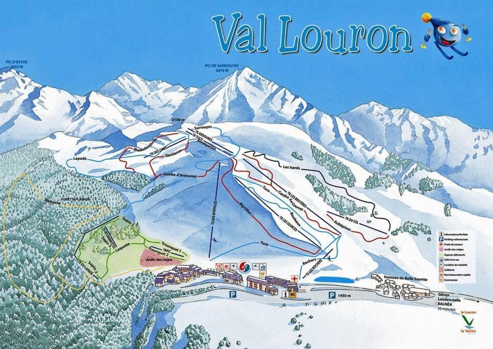 Appart 4-6 Pers Au Pied Des Pistes - Val Louron Génos Exterior foto
